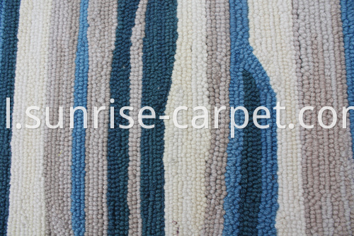 Dyable Polyester Hand Hooked Carpet Rug